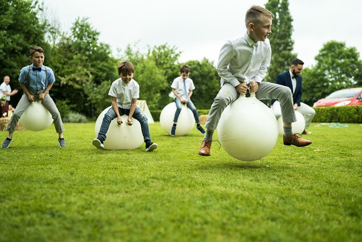 Space Hopper Hire Lincolnshire | Giant White Space Hoppers