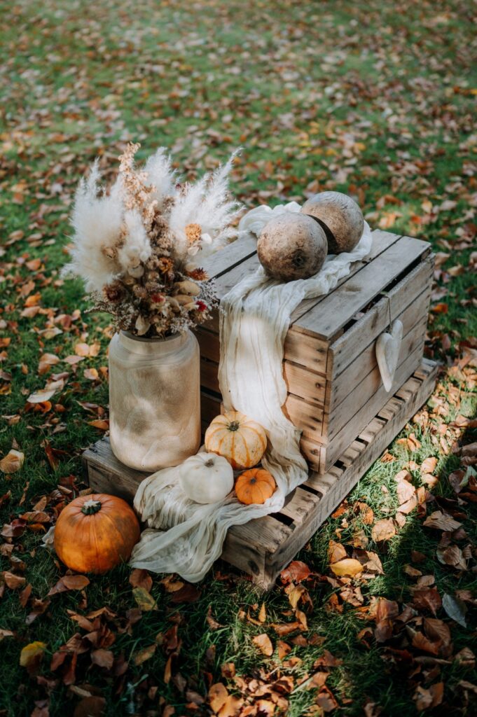 Boho decorative styling to accompany the garden games for hire