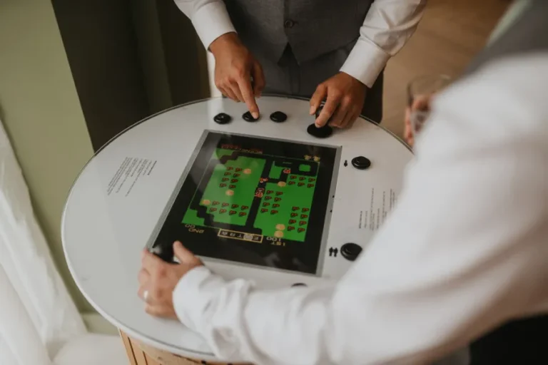 Retro arcade game for hire for weddings and events