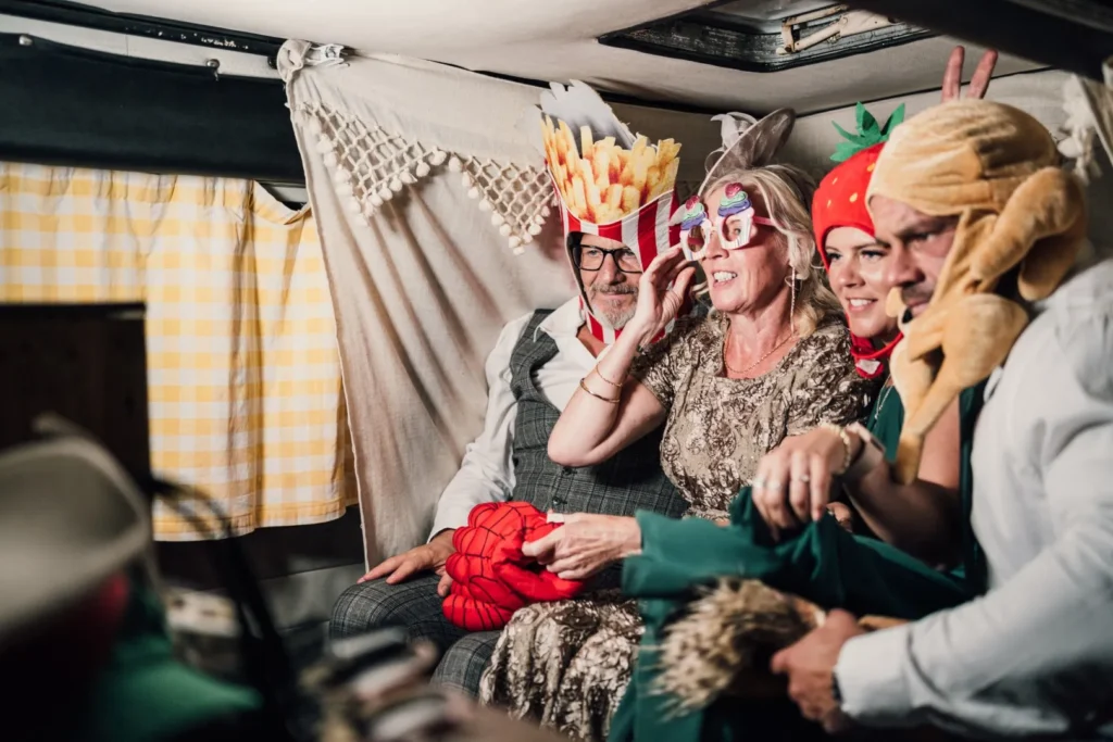 Oh Snap UK VW photobooth, fun wedding entertainment for adults